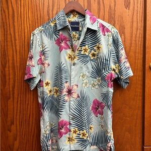 Tommy Bahama Men's Floral Hawaiian Shirt - Multicolor